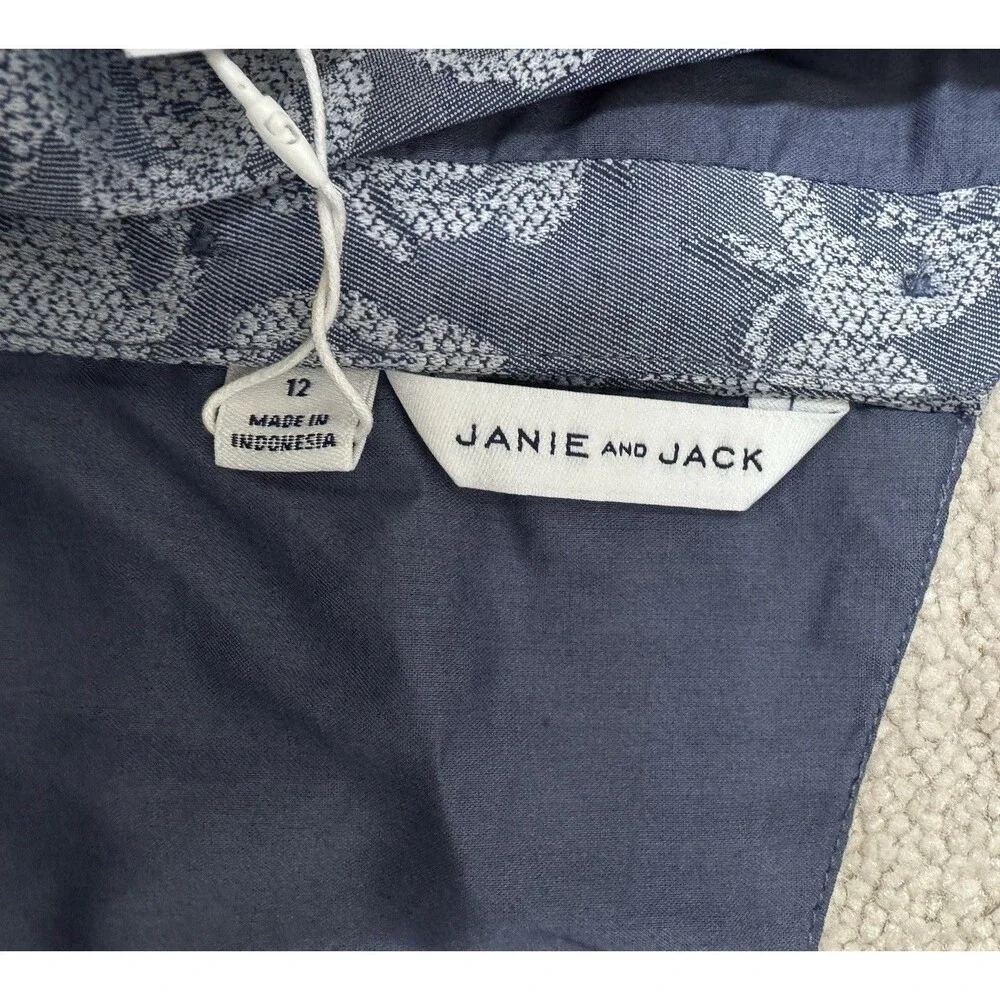 Janie And Jack Girls 12 Jacquard Rose Romper 